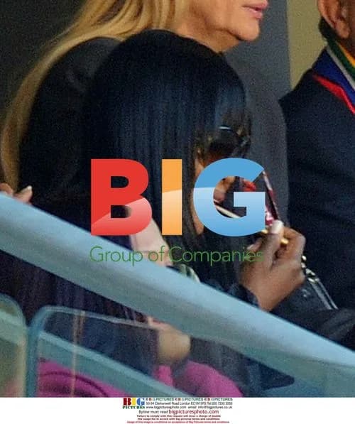 Naomi Campbell and Vladimir Doronin at Soccer Match