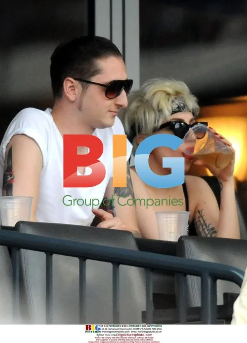 Lady Gaga at NY Mets Game