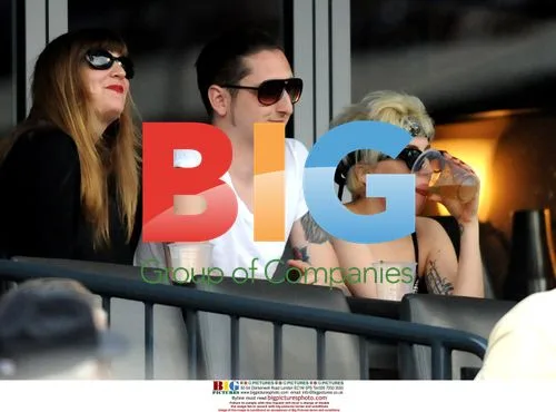 Lady Gaga at NY Mets Game