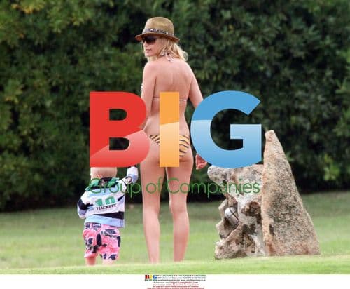 Claudine and Robbie Keane in Sardinia