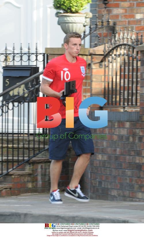 Coleen Rooney Watching World Cup at Family Home