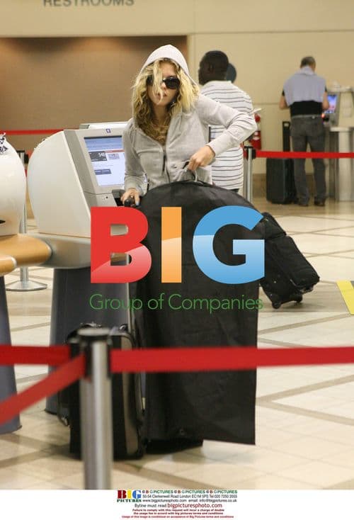 AnnaLynne McCord at LAX Airport