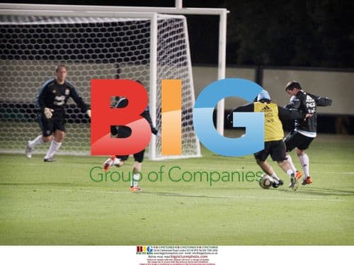 Diego Maradona training with team