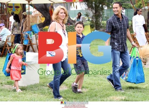 Mark Dacascos and Family at Pediatric AIDS Event