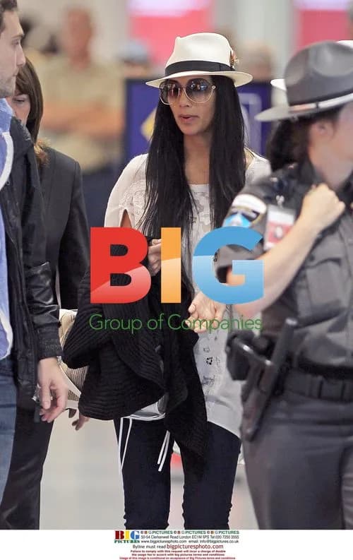 Nicole Scherzinger Departs Montreal