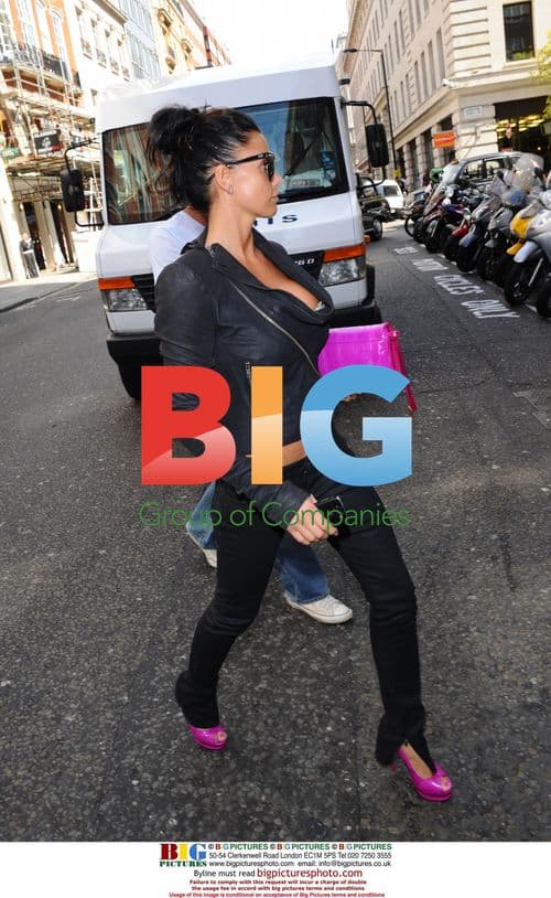 Katie Price Leaving Nobu Restaurant