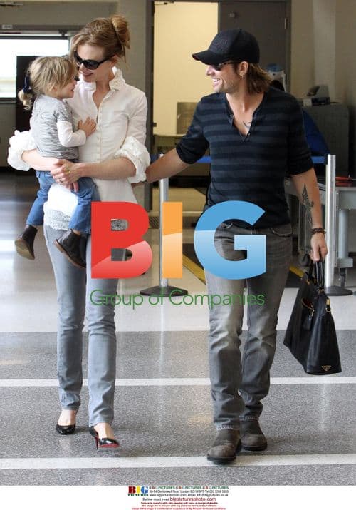 Nicole Kidman and Sunday Rose Arrive at LAX