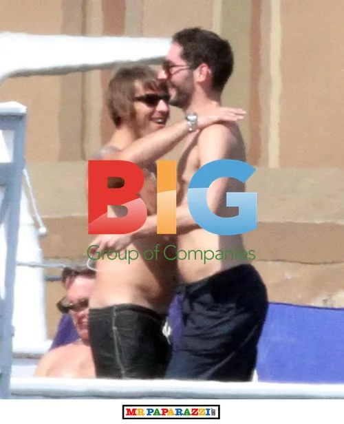 Liam Gallagher and Friends at Wedding in Italy