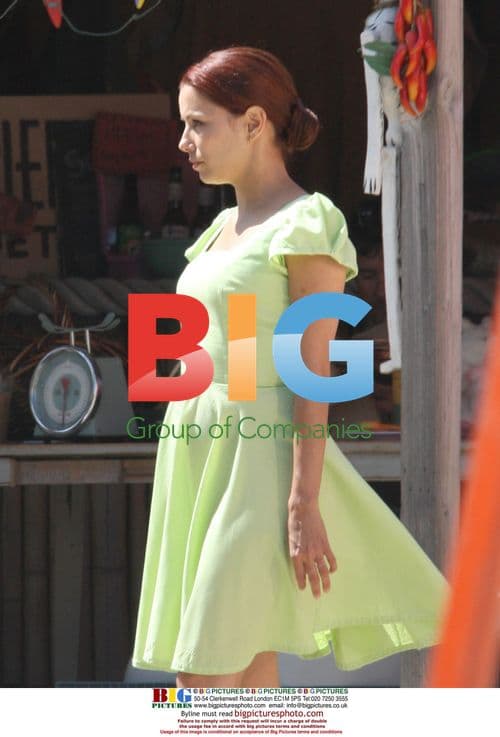 Eva Longoria filming "Without Men"