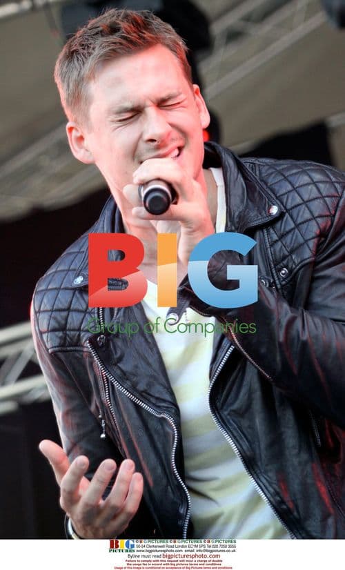 Lee Ryan Performs at 100 Years of Stoke Concert