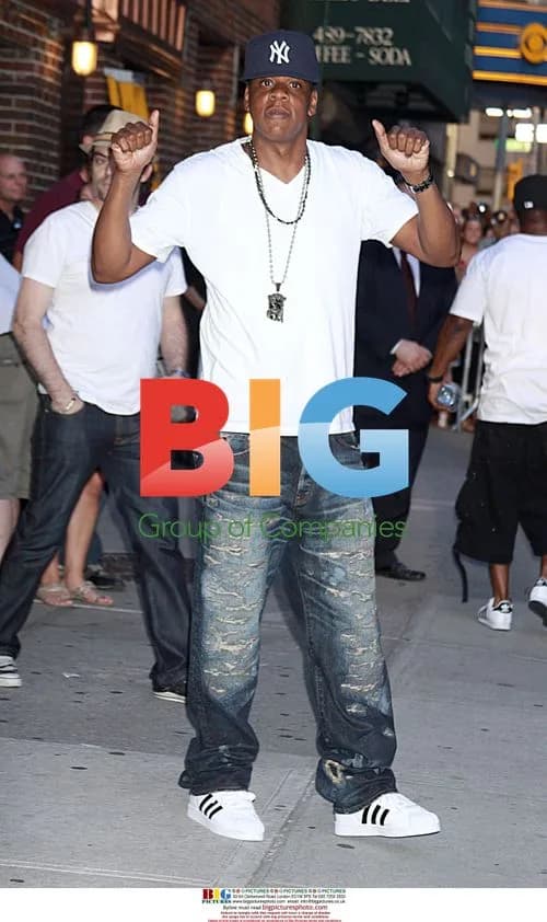 Jay-Z Outside Ed Sullivan Theater