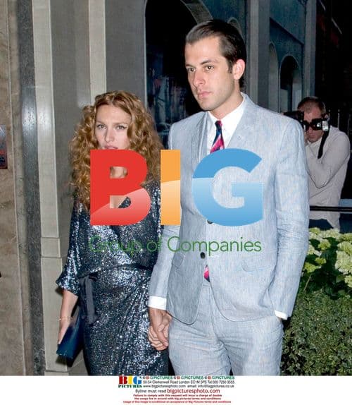 Mark Ronson and Josephine De La Baume at Diane Von Furstenberg event