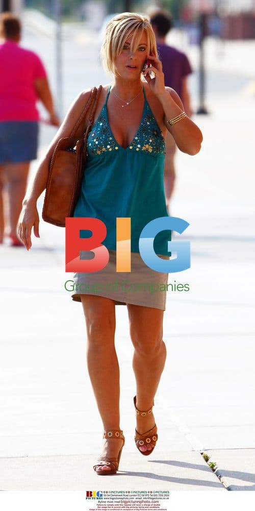 Kate Gosselin and Friend Out for Errands