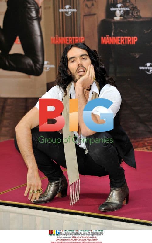 Russell Brand and Jonah Hill at 'Maennertrip' Photocall