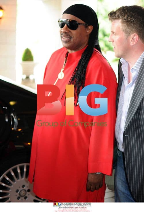 Stevie Wonder Leaving Dublin Hotel