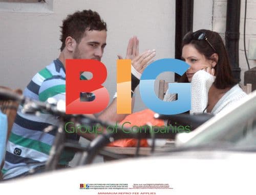 Kelly Brook and Danny Cipriani on Lunch Date