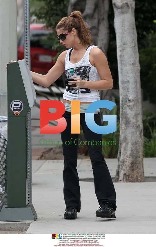 Ashley Greene heads to the gym in LA