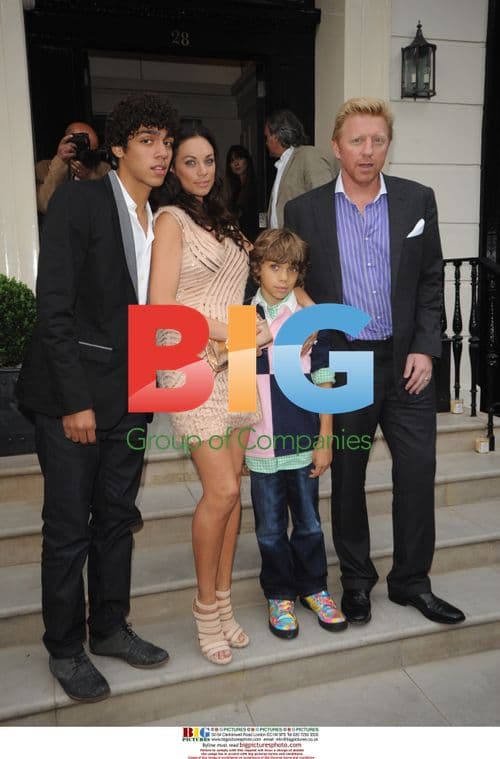 Boris Becker Family Celebrate Wimbledon Milestone