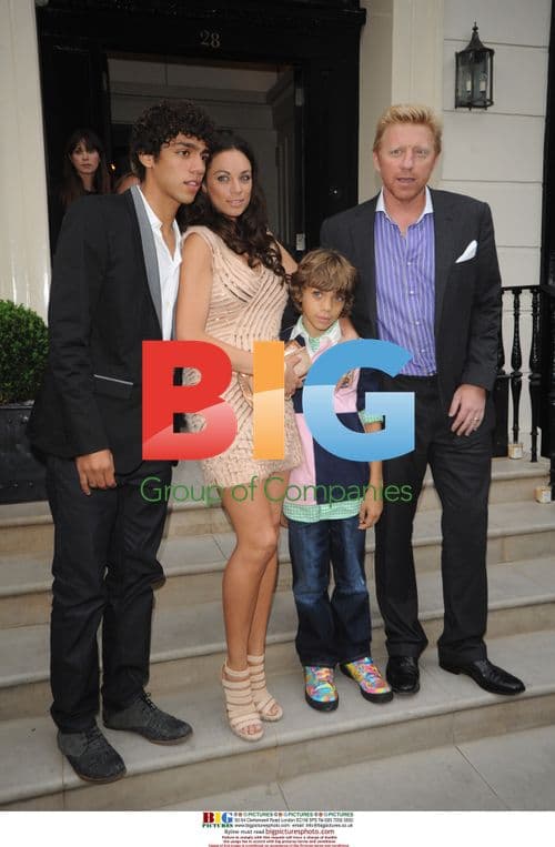 Boris Becker Family at Wimbledon Event