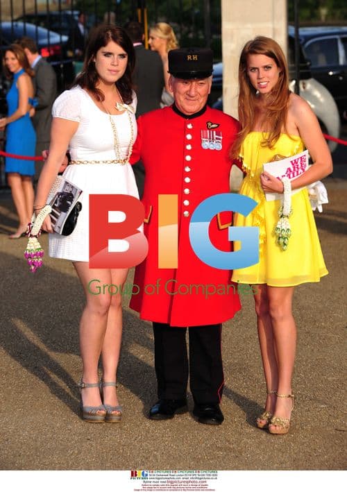 Princess Beatrice and Eugenie at Elephant Parade Auction