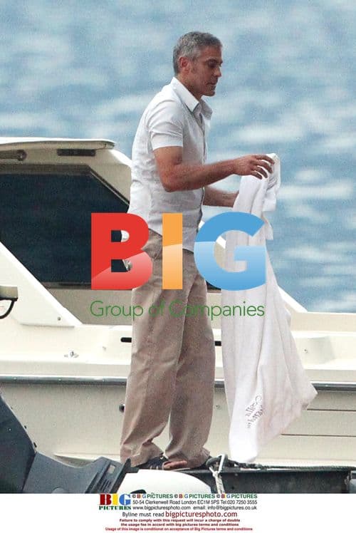 George Clooney and friends boat trip