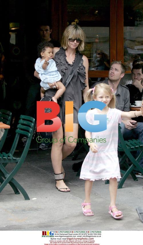 Heidi Klum with children in NYC