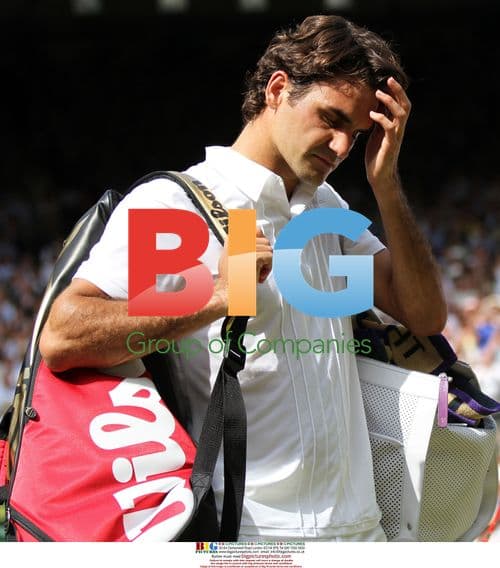 Dejected Federer after Wimbledon loss