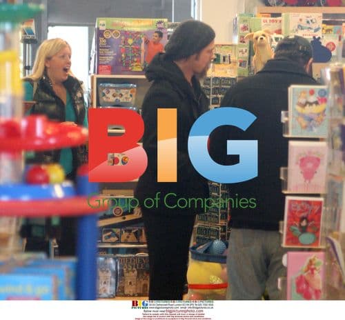 Brad Pitt Shops at Toy Crazy in Malibu