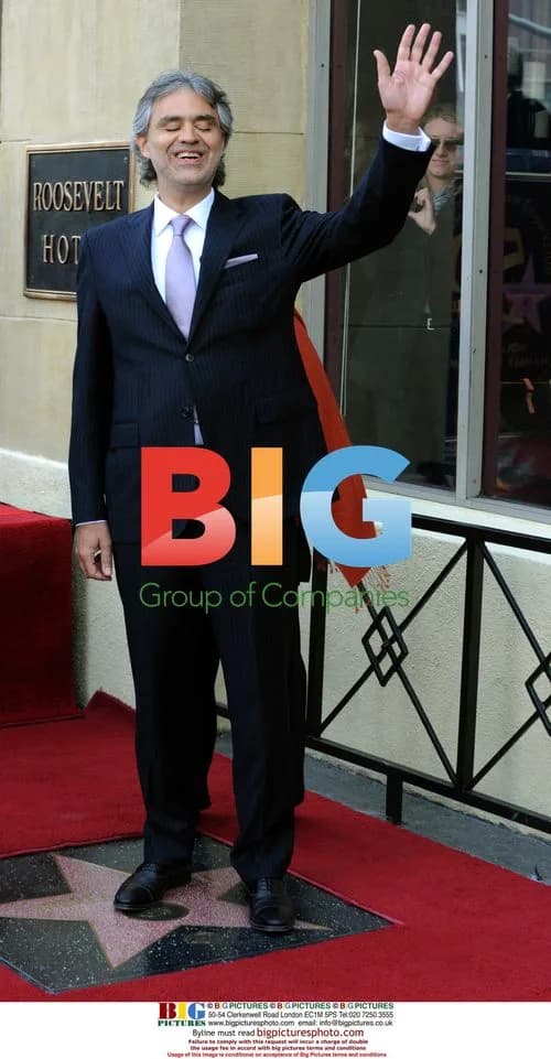 Andrea Bocelli Honored on Hollywood Walk of Fame