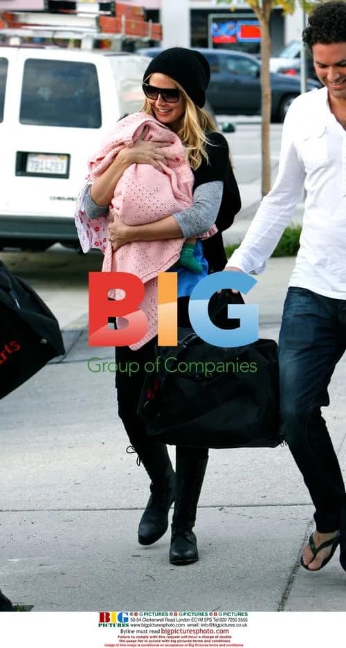 Heidi Klum with Baby Lou in LA