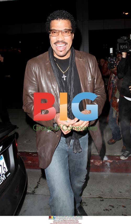 Lionel Richie and Daughter Sophia Leave Boa Steakhouse