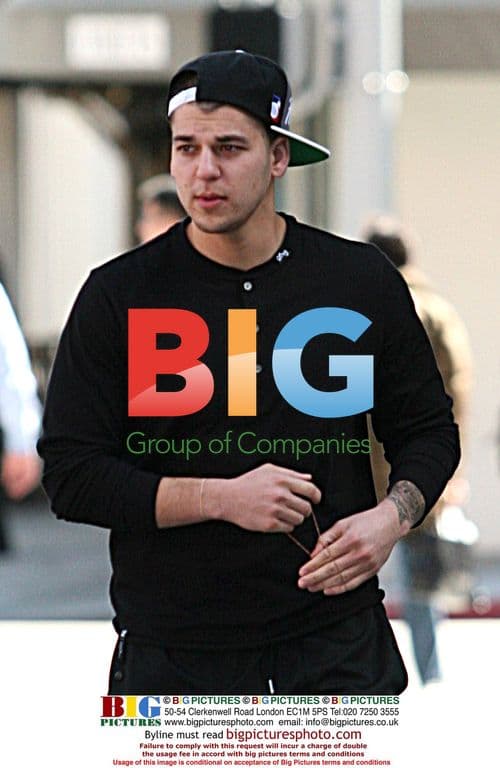 Rob Kardashian on Bedford Drive