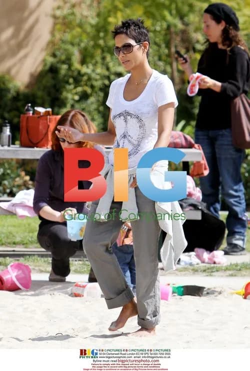 Halle Berry and Daughter Nahla at Park