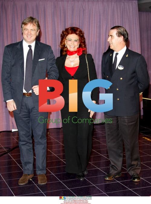 Sophia Loren at Ship Naming Ceremony