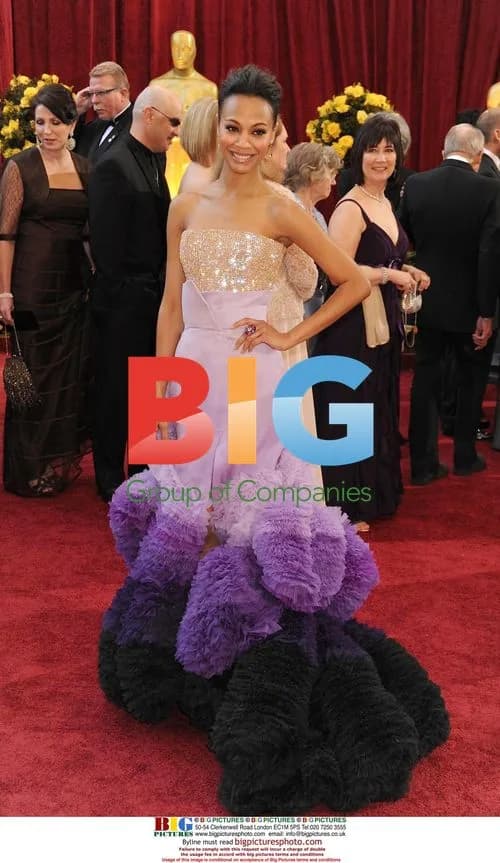 Zoe Saldana at 82nd Academy Awards