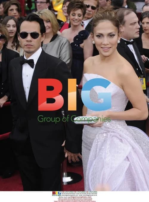 Jennifer Lopez and Marc Anthony at Oscars