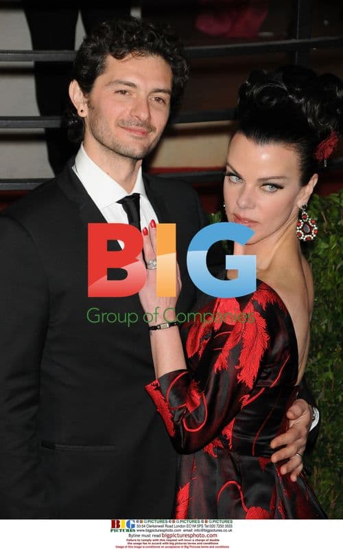 Gabriele Corcos and Debi Mazar at Vanity Fair Oscar Party