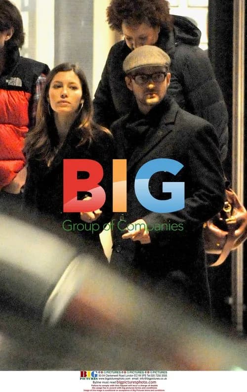 Justin Timberlake and Jessica Biel in Geneva, Switzerland