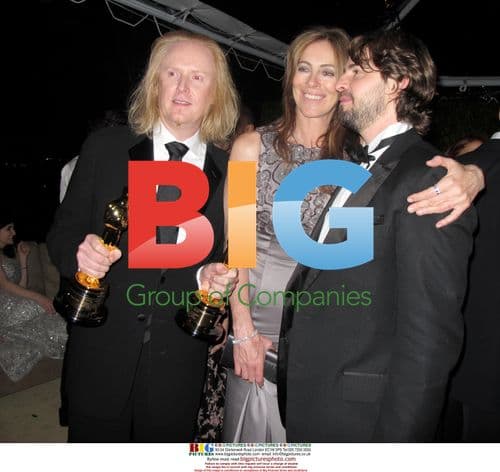 Kathryn Bigelow and Mark Boal at Vanity Fair Oscar Party