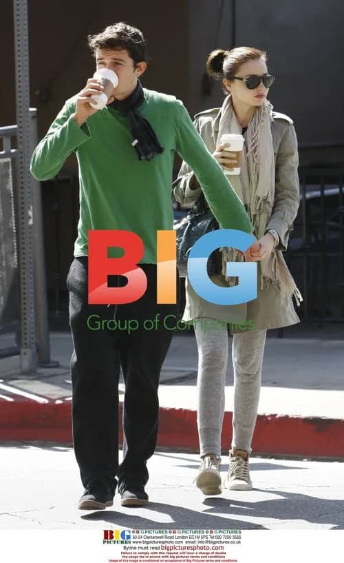 Orlando Bloom and Miranda Kerr Lunch in LA