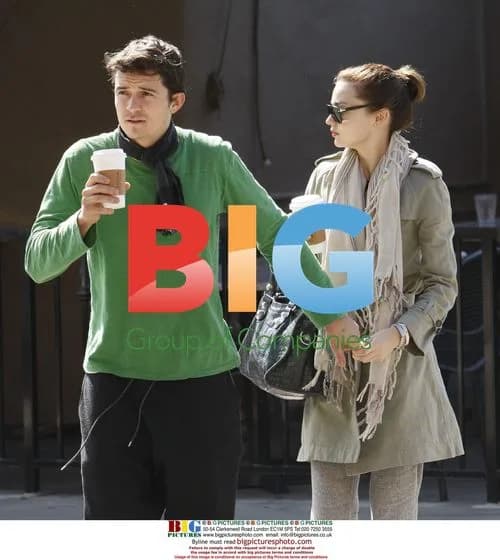 Orlando Bloom and Miranda Kerr Lunch in West Hollywood