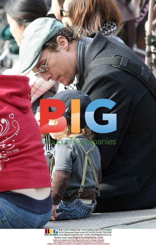Matthew McConaughey with son Levi at NYC zoo
