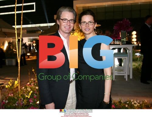 Kyle MacLachlan and Desiree Gruber at Laureus Welcome Party