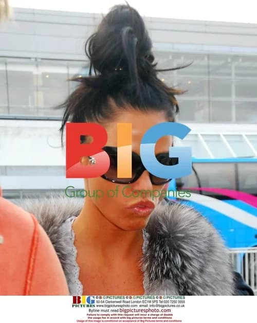 Katie Price Arrives at Dublin Airport