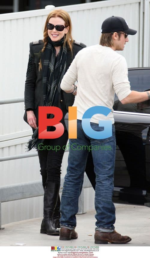 Nicole Kidman, Keith Urban and daughter in Sydney