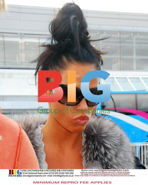 Katie Price Arrives at Dublin Airport