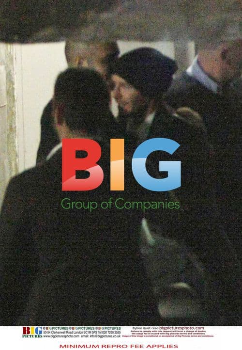 David Beckham Celebrates Despite Injury