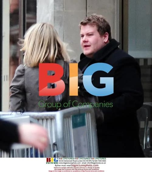 James Corden Shops at Porsche in London