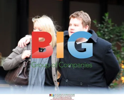 James Corden Shops at Porsche