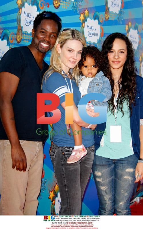 Perrineau Family at Santa Monica Pier Event